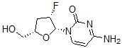 CAS 登录号：119555-47-4， 1-(2,3-二脱氧-2-氟呋喃戊糖基)胞嘧啶