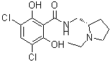 CAS#: 119670-11-0, 3,5-Dichloro-N-[[(2S)-1-Ethylpyrrolidin-2-Yl]Methyl]-2,6-Dihydroxy-Benzamide
