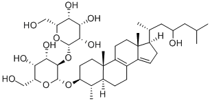CAS#: 119760-82-6, 3-O-(Galactopyranosyl-(1,2)-galactopyranosyl)-23-hydroxy-4-methylcholesta-8,14-diene