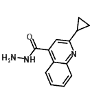 CAS # 119778-68-6, 2-Cyclopropyl-4-Quinolinecarbohydrazide