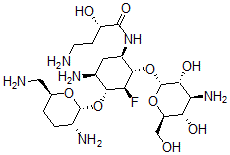 CAS 登录号：119783-91-4， 5-脱氧-5-氟阿贝卡星