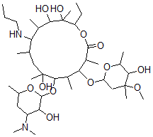 CAS#: 119904-03-9, 9-Deoxy-9-(propylamino)erythromycin
