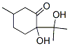 CAS 登录号：119980-52-8， 2-羟基-2-(2-羟基丙-2-基)-5-甲基环己烷-1-酮