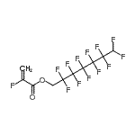 CAS 登录号：119986-76-4， 2,2,3,3,4,4,5,5,6,6,7,7-十二氟庚基2-氟丙烯酸酯