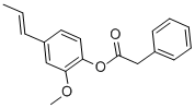CAS#: 120-24-1, (2-Methoxy-4-Prop-1-Enylphenyl) 2-Phenylacetate