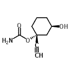 CAS 登录号：1200-79-9， (1R,3R)-1-乙炔基-3-羟基环己基氨基甲酸酯