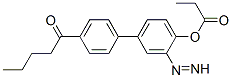 CAS 登录号：120102-97-8， [4-(4-戊酰苯基)偶氮苯基]丙酸酯