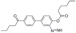 CAS#: 120102-99-0, [4-(4-Pentanoylphenyl)Diazenylphenyl] Hexanoate