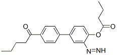 CAS#: 120122-98-7, [4-(4-Pentanoylphenyl)Diazenylphenyl] Butanoate