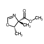 CAS#: 120134-00-1, Methyl (4S,5S)-4,5-Dimethyl-4,5-Dihydro-1,3-Oxazole-4-Carboxylate