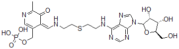 CAS#: 120151-99-7, [(4Z)-4-[[2-[2-[[9-[(3R,4S,5R)-3,4-Dihydroxy-5-(Hydroxymethyl)Oxolan-2-Yl]Purin-6-Yl]Amino]Ethylsulfanyl]Ethylamino]Methylidene]-6-Methyl-5-Oxopyridin-3-Yl]Methyl Dihydrogen Phosphate