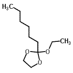 CAS 登录号：120159-12-8， 2-乙氧基-2-己基-1,3-二氧戊环