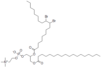 CAS#: 120246-71-1, [2-(9,10-Dibromooctadecanoyloxy)-3-Octadecanoyloxypropyl] 2-Trimethylazaniumylethyl Phosphate