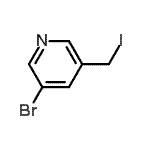 CAS 登录号：120276-48-4， 3-溴-5-(碘甲基)吡啶