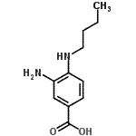 CAS 登录号：120337-90-8， 3-氨基-4-(丁基氨基)苯甲酸