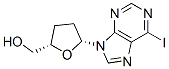 CAS 登录号：120503-37-9， (2S,5R)-5-(6-碘-9H-嘌呤-9-基)四氢-2-呋喃甲醇