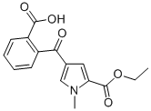 CAS # 120562-90-5, 2-([5-(乙氧羰基)-1-甲基-1H-吡咯-3-基]羰基)苯甲酸