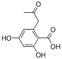 CAS 登录号：1206-69-5， 2,4-二羟基-6-(2-氧代丙基)苯甲酸