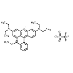 CAS#: 120611-30-5, 3,6-Bis(Diethylamino)-9-[2-(Methoxycarbonyl)Phenyl]Xanthenium Trifluoromethanesulfonate
