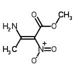 CAS 登录号：120697-14-5， 甲基(2E)-3-氨基-2-硝基-2-丁烯酸酯