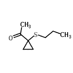 CAS#: 120778-94-1, 1-[1-(Propylsulfanyl)Cyclopropyl]Ethanone