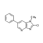 CAS#: 120889-05-6, 2-Chloro-1-Methyl-6-Phenyl-1H-Imidazo[4,5-b]Pyridine