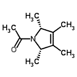 CAS#: 120892-99-1, 1-[(2R,5S)-2,3,4,5-Tetramethyl-2,5-Dihydro-1H-Pyrrol-1-Yl]Ethanone