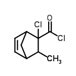 CAS#: 120924-91-6, 2-Chloro-3-Methylbicyclo[2.2.1]Hept-5-Ene-2-Carbonyl Chloride