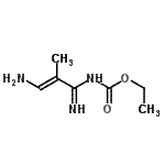 CAS#: 120995-95-1, Ethyl [(2E)-3-amino-2-methyl-2-propenimidoyl]carbamate