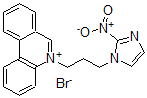 CAS 登录号：121064-77-5， 5-[3-(2-硝基咪唑-1-基)丙基]菲啶-5-鎓溴化物