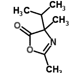 CAS#: 121085-86-7, 4-Isopropyl-2,4-Dimethyl-1,3-Oxazol-5(4H)-One