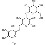 CAS 登录号：121123-33-9， 己糖吡喃糖苷-(1->3)-[己糖吡喃糖苷-(1->6)]吡喃己糖