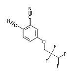 CAS 登录号：121190-46-3， 4-(2,2,3,3-四氟丙氧基)酞腈