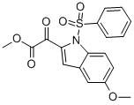 CAS#: 121268-84-6, 5-Methoxy-alpha-Oxo-1-(Phenylsulfonyl)-1H-Indole-2-Acetic Acid Methyl Ester