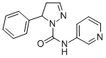 CAS 登录号：121306-87-4， 5-苯基-N-(3-吡啶基)-4,5-二氢-1H-吡唑-1-甲酰胺