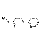 CAS 登录号：121307-84-4， 甲基(2Z)-3-(2-吡啶基硫基)丙烯酸酯