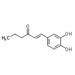 CAS 登录号：121501-47-1， (1E)-1-(3,4-二羟基苯基)-1-己烯-3-酮
