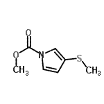CAS 登录号：121513-58-4， 甲基3-(甲硫基)-1H-吡咯-1-羧酸酯