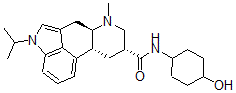 CAS#: 121566-75-4, (8beta(trans))-N-(4-Hydroxycyclohexyl)-6-Methyl-1-(1-Methylethyl)-Ergoline-8-Carboxamide