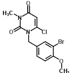 CAS#: 121593-88-2, 1-(3-Bromo-4-Methoxybenzyl)-6-Chloro-3-Methyl-2,4(1H,3H)-Pyrimidinedione