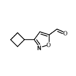 CAS#: 121604-60-2, 3-Cyclobutyl-1,2-Oxazole-5-Carbaldehyde
