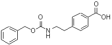 CAS 登录号：121632-81-3， 4-(2-{[(苄氧基)羰基]氨基}乙基)苯甲酸