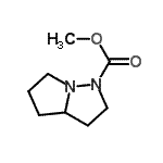 CAS 登录号：121643-92-3， 甲基六氢-1H-吡咯并[1,2-b]吡唑-1-羧酸酯