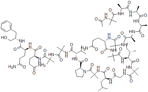 CAS 登录号：121689-07-4， 2-L-丙氨酸-3-L-丙氨酸-5-L-丙氨酸-6-(2-甲基丙氨酸)-9-L-亮氨酸-18-L-谷氨酰胺-丙甲甘肽I