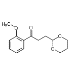 CAS 登录号：121789-31-9， 3-(1,3-二恶烷-2-基)-1-(2-甲氧基苯基)-1-丙酮