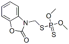CAS 登录号：1218-13-9， 3-(二甲氧基硫代膦酰硫基甲基)-1,3-苯并恶唑-2-酮
