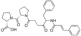 CAS 登录号：121822-29-5， (5-肉桂酰胺基-4-氧代-6-苯基己烷酰基)脯氨酰-脯氨酸