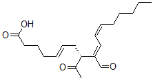 CAS#: 121843-91-2, (5E,8R,9E,11Z)-8-acetyl-9-formyl-heptadeca-5,9,11-trienoic acid