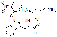 CAS 登录号：121864-76-4， H-鸟氨酰-2-(2-硝基苯基硫基)色氨酸甲酯