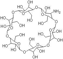 CAS#: 121916-94-7, (2aS,3aS)-3a-amino-3a-deoxy-alpha-Cyclodextrin